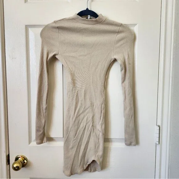 knee length dresses for ladies Charlotte Cream Mini Dress main image 1